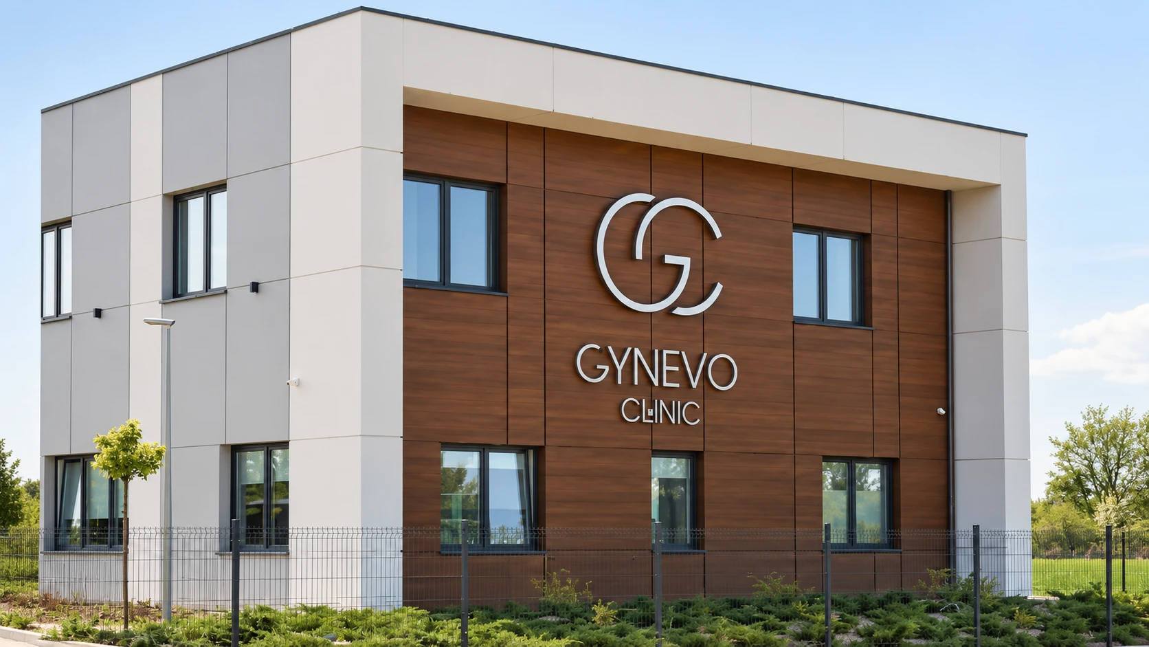 Budynek Gynevo Clinic w Świdniku przy ulicy Mełgiewskiej 51A